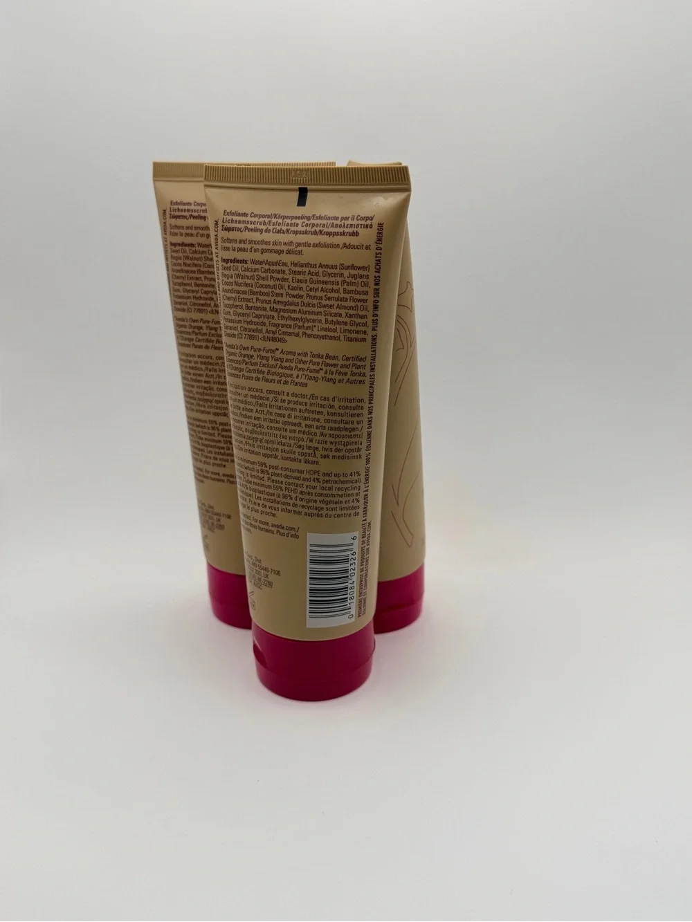 AVEDA Cherry Almond Body Scrub 6.7 oz NEW 3 pack